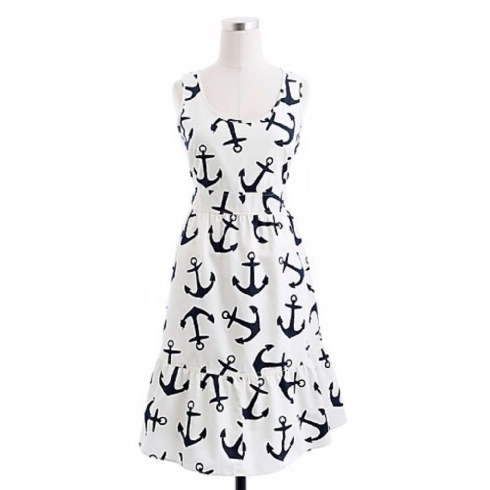 J. Crew Dizzy Maritime Dress